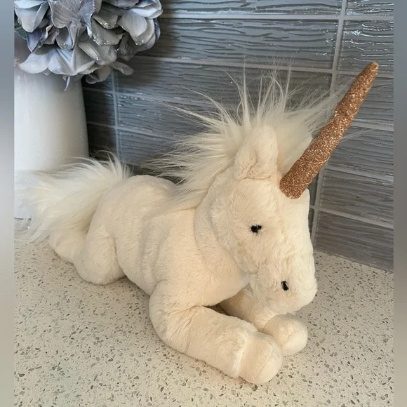 Jellycat Toys Retired Medium Jellycat Luna Unicorn With Tags